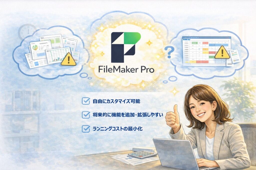 なぜ不動産専用CRMや他のローコードツールではなく、FileMakerを選んだのか