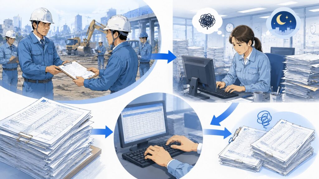 【導入事例】ほぼ丸投げから始まった土木工事会社の業務システム開発